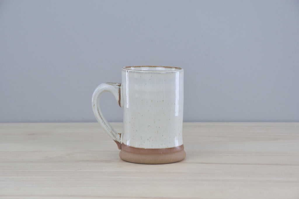 Handmade Classic Mugs - White Glaze for clean, modern aesthetic - made by hand in Winchester, KY at Dirty South Pottery by Kentucky artists. 