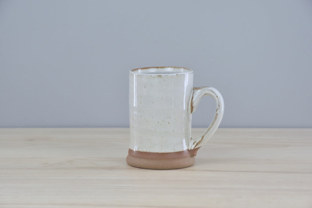 Handmade Classic Mugs - White Glaze for clean, modern aesthetic - made by hand in Winchester, KY at Dirty South Pottery by Kentucky artists. 