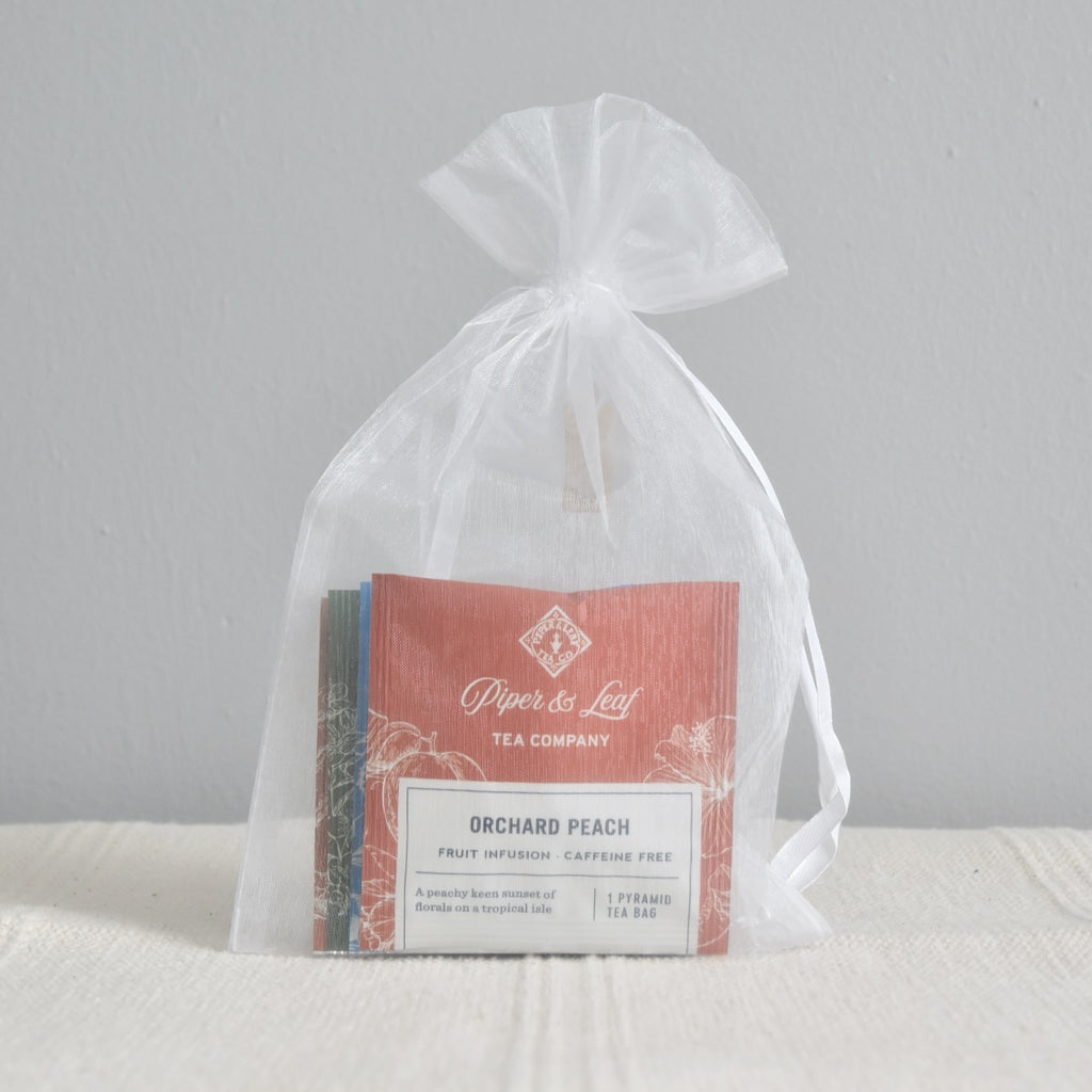 Single Bag Sampler Pack | Piper & Leaf Bagged Teas (4 ct.)
