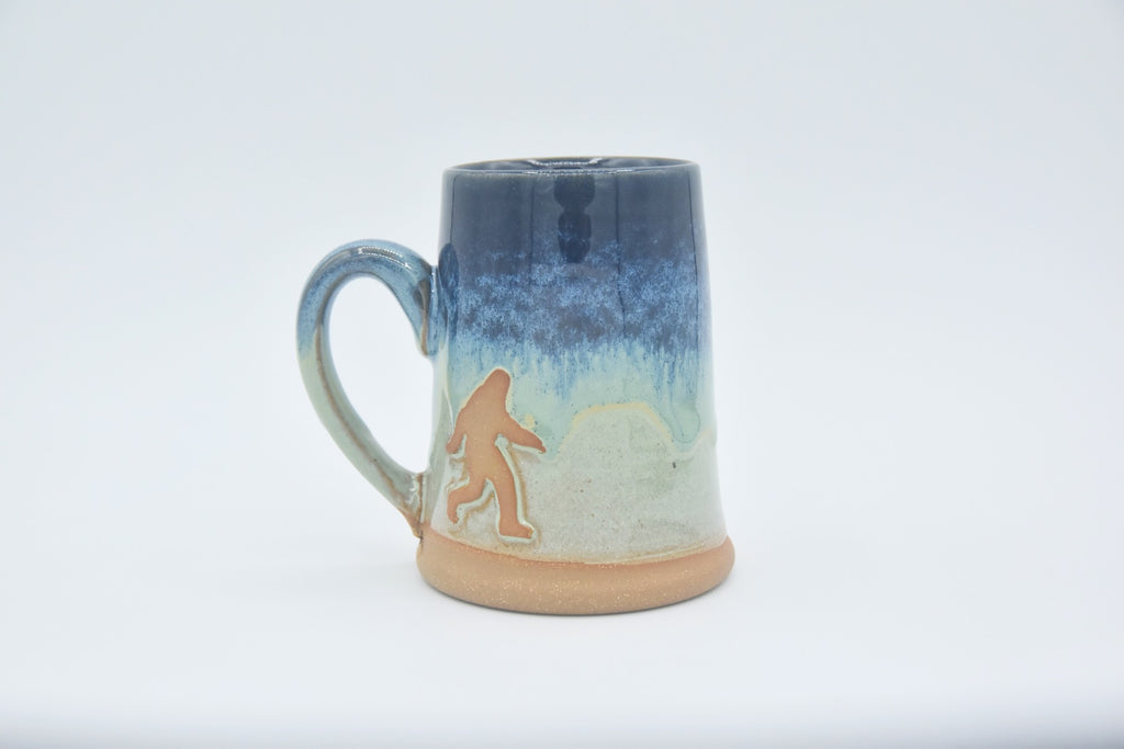 Handmade Bigfoot Mug - perfect gift for outdoor enthusiasts and lovers. Made in Kentucky