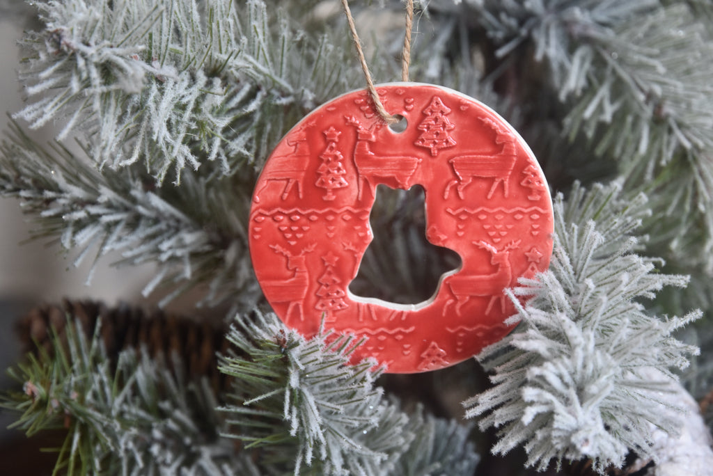 Cat Cutout Ornament