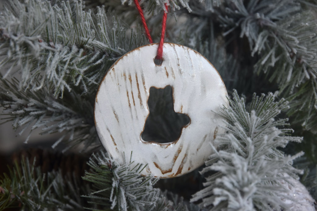 Cat Cutout Ornament