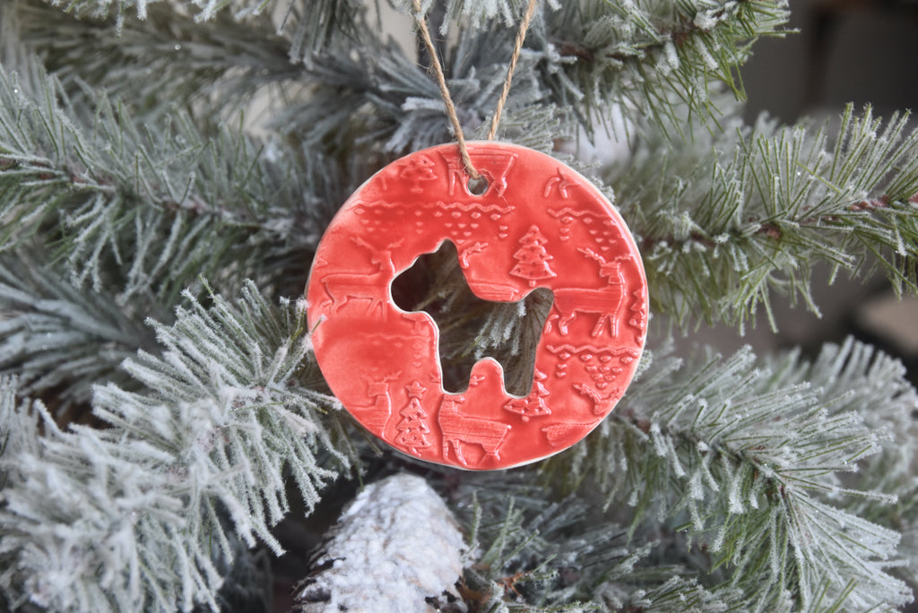 Dog Cutout Ornament