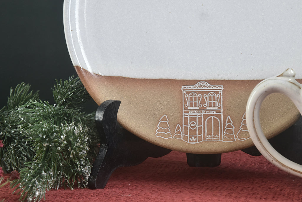 2025 Coffeehouse Plate | Holiday Collection