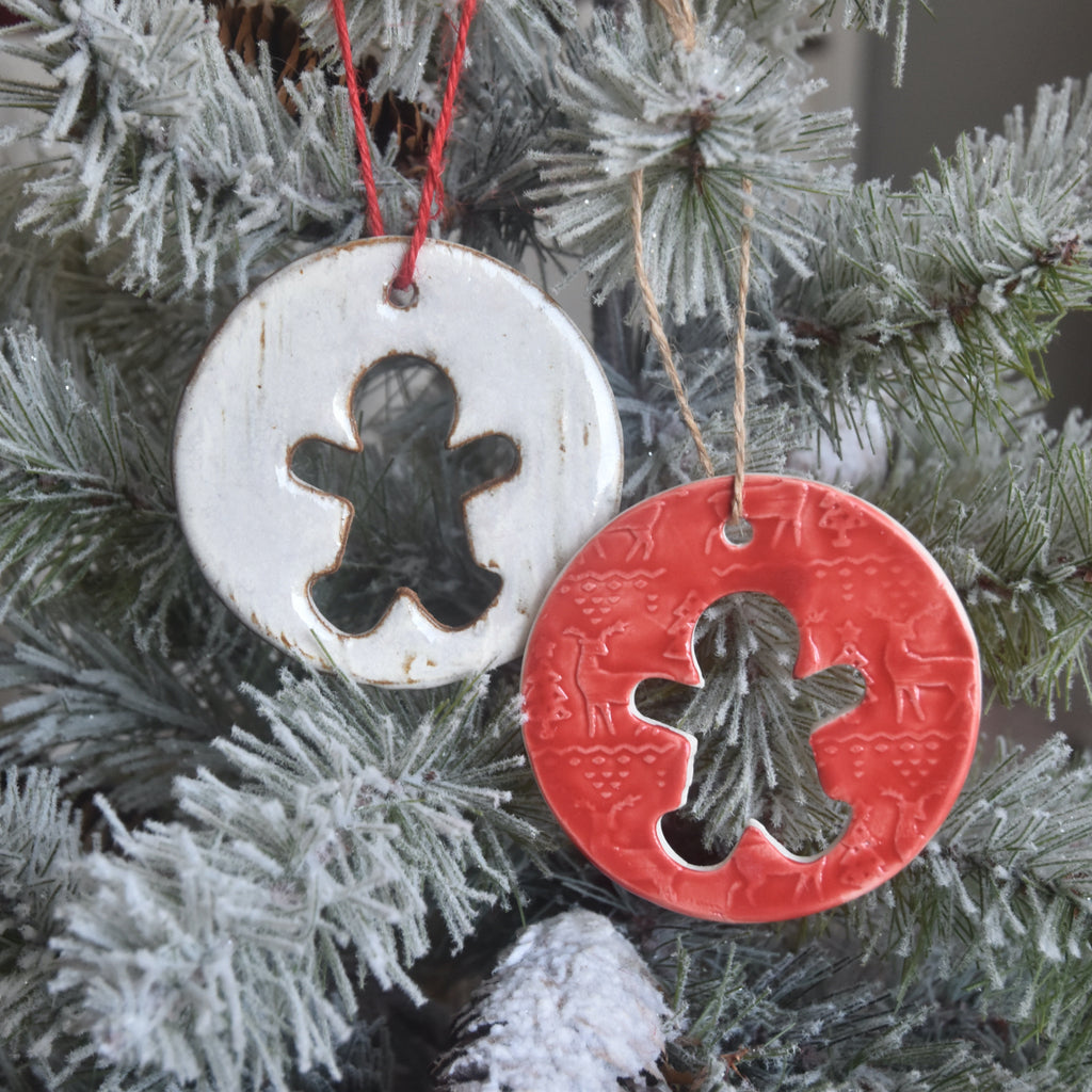 Classic Christmas Cutout Ornament | Gingerbread Man