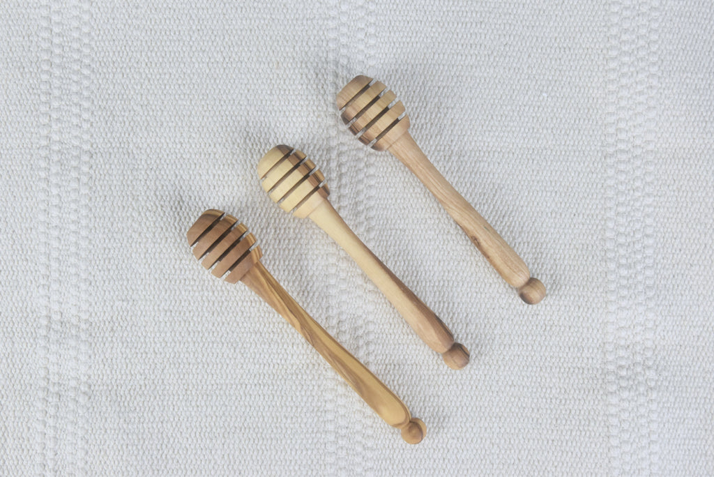 Olive Wood Honey Dipper