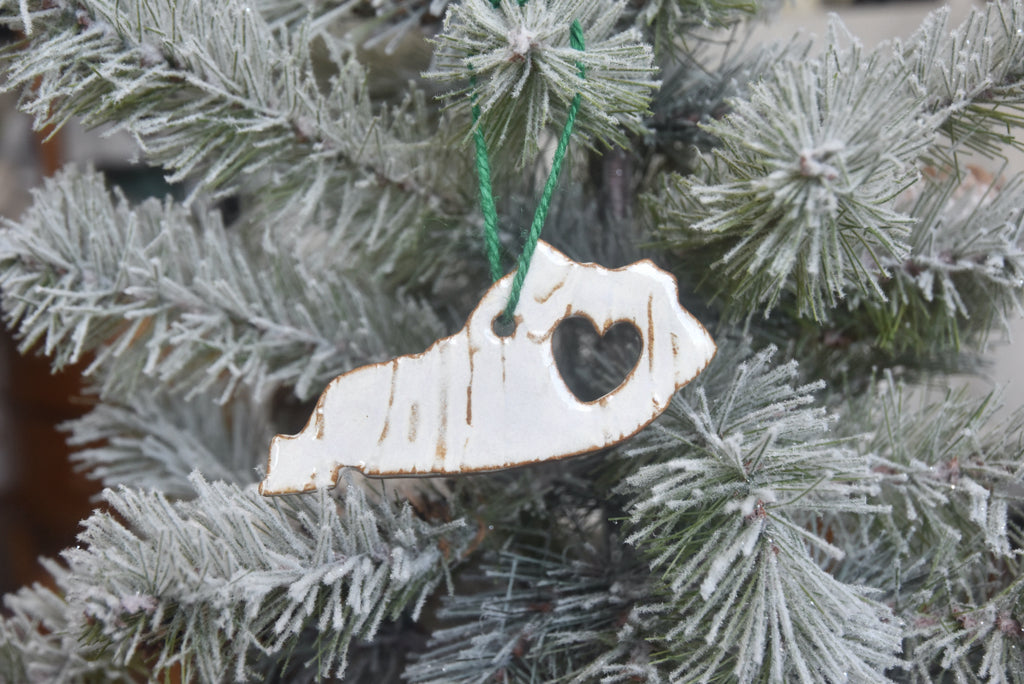 Woodland Kentucky Heart Ornament