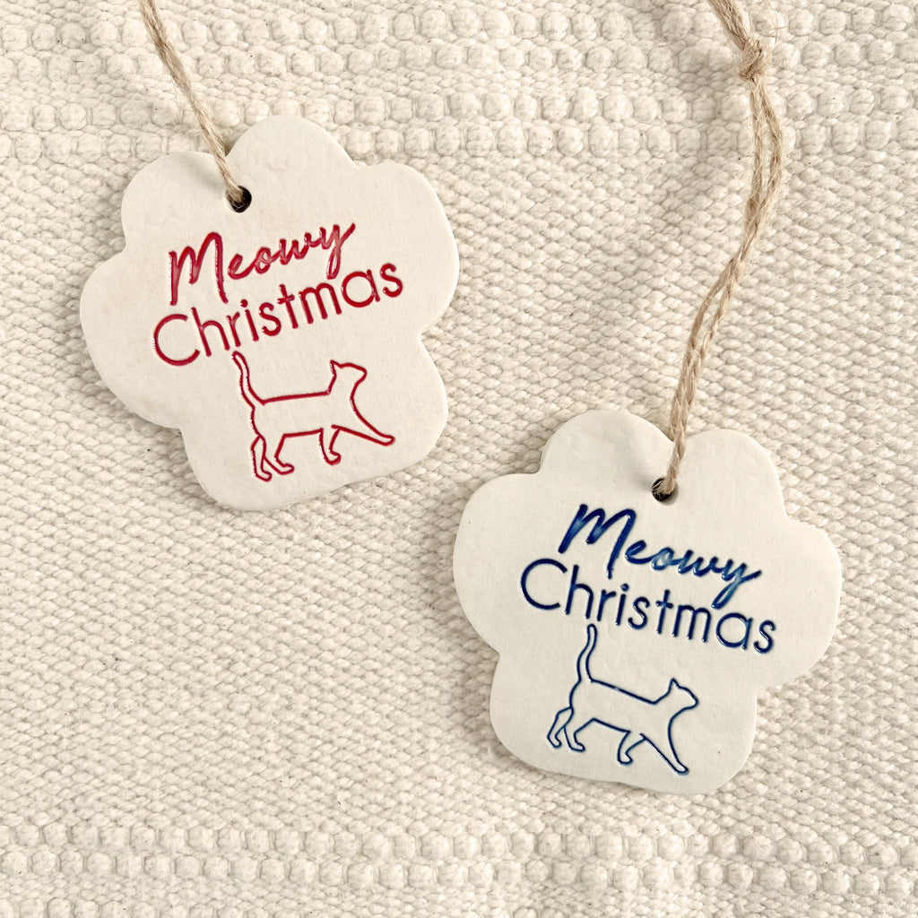 Meowy Christmas Ornament