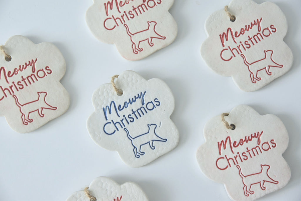 Meowy Christmas Ornament