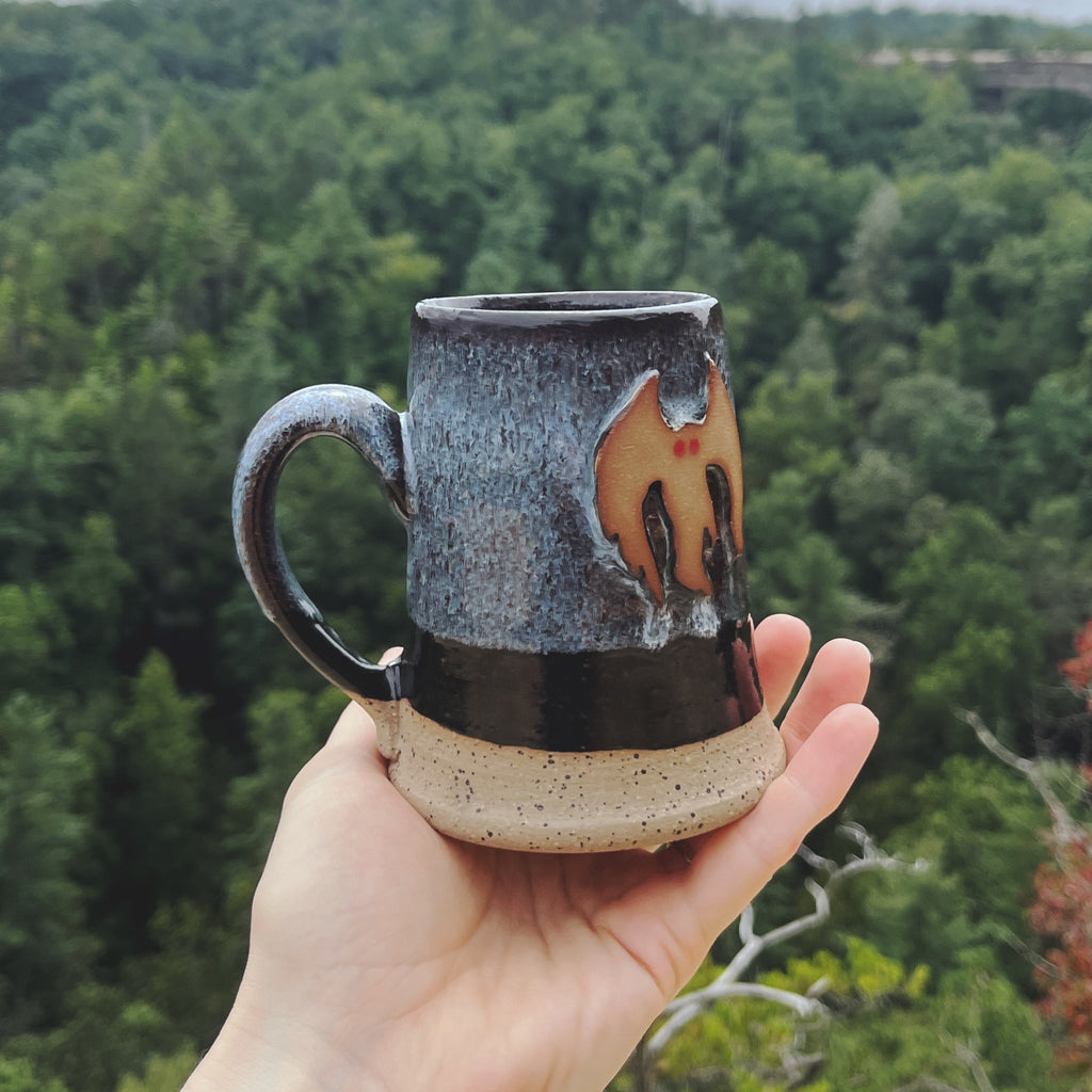 Mothman of Point Pleasant - Handmade mug, handmade art from Kentucky