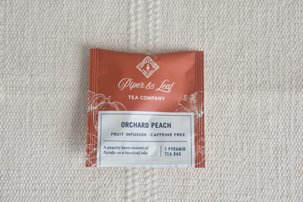Orchard Peach | Piper & Leaf Bagged Teas