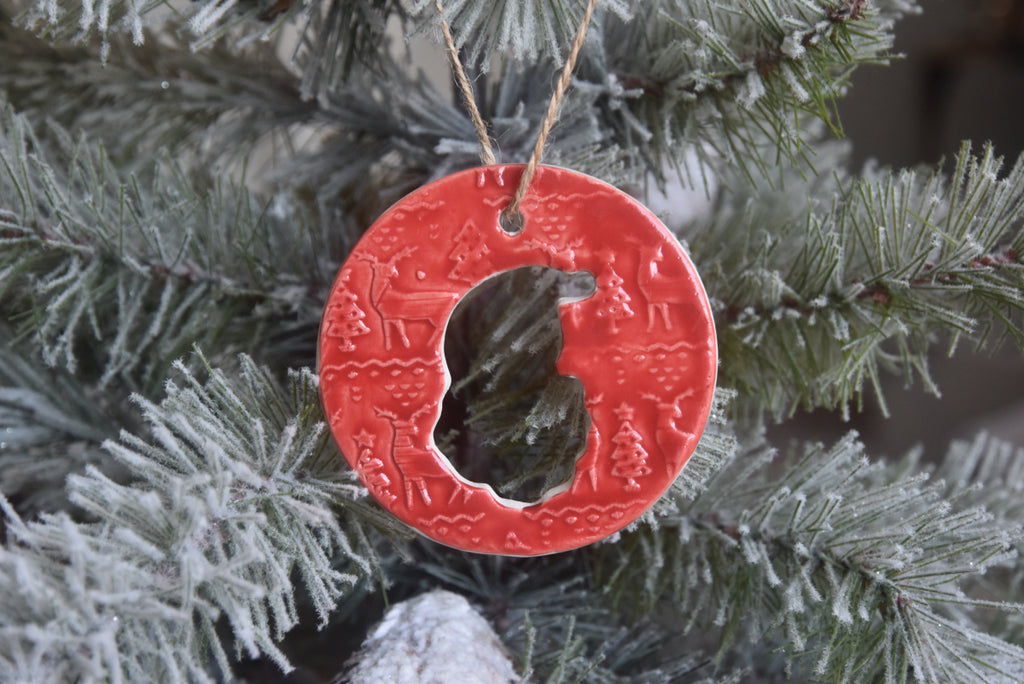 Classic Christmas Cutout Ornament | Santa