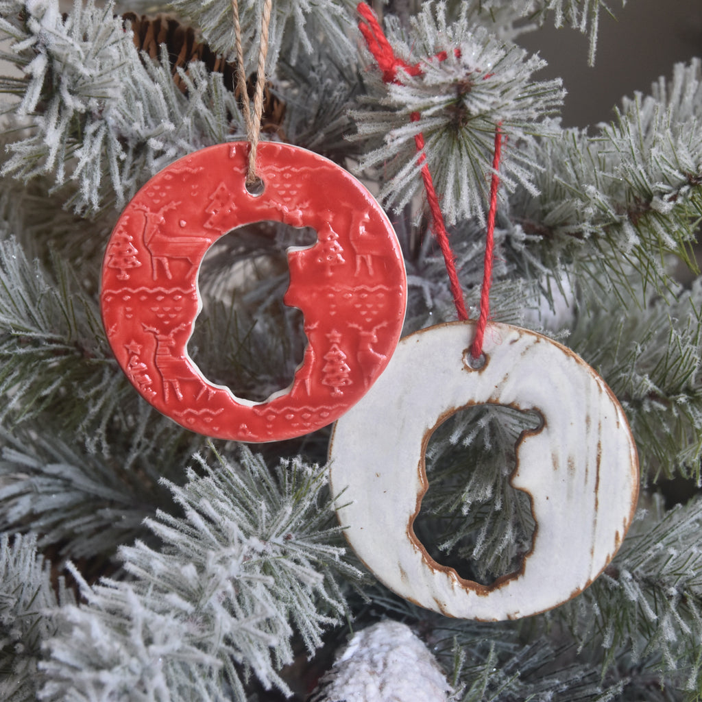 Classic Christmas Cutout Ornament | Santa