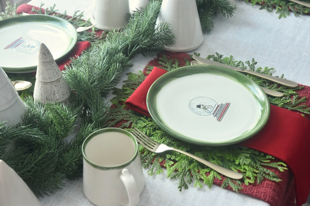 Handmade Ceramic Christmas Trees - handmade in Winchester, KY - copyright Dirty South Pottery