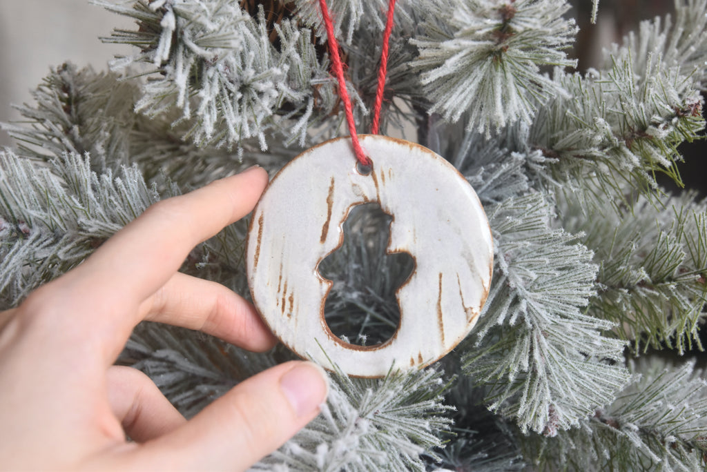Classic Christmas Cutout Ornament | Snowman