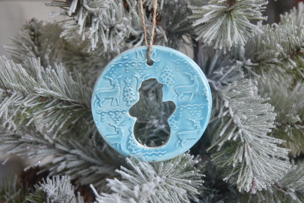 Classic Christmas Cutout Ornament | Snowman