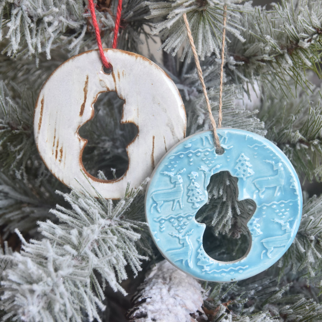 Classic Christmas Cutout Ornament | Snowman