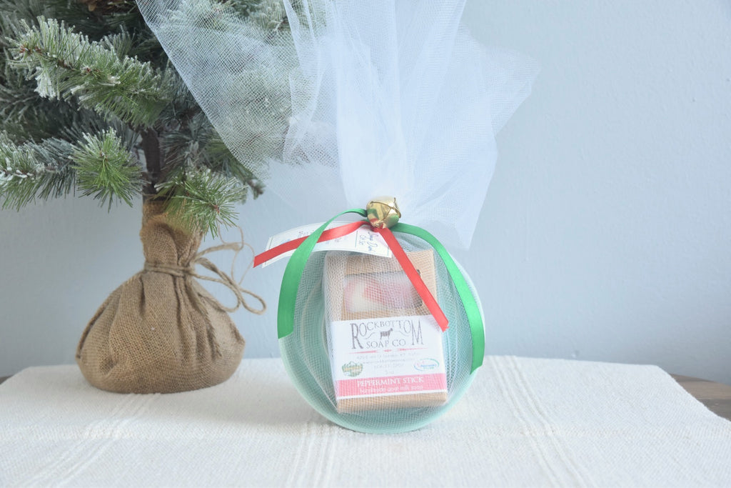 Handmade Soap Dish Gift Set with small batch soap & soap dish . Hostess gift idea . Teacher Gift idea