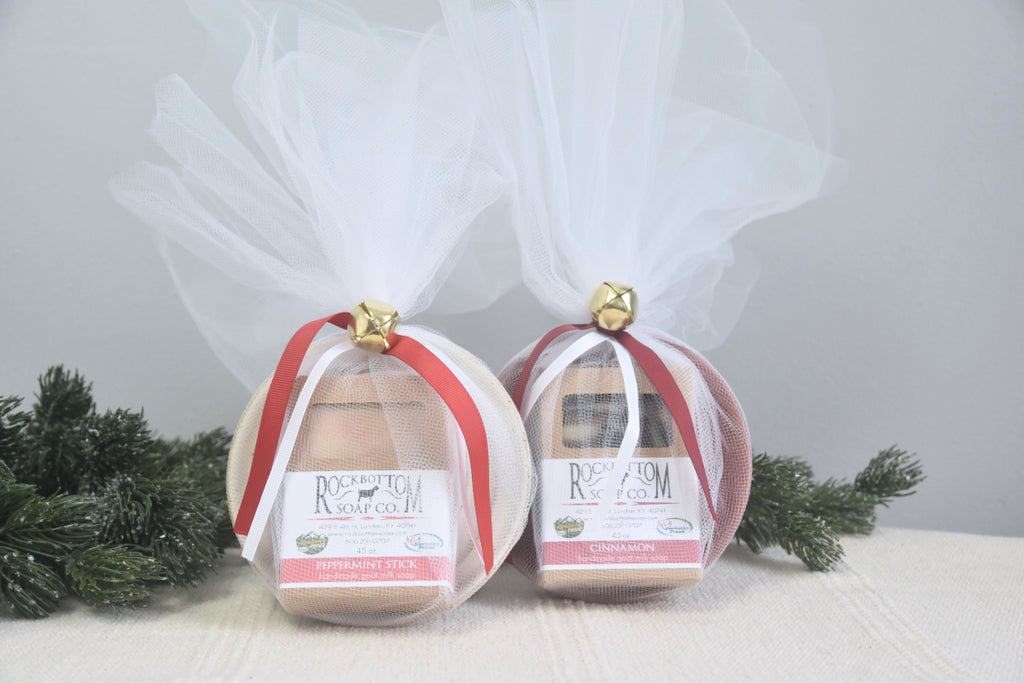 Handmade Soap Dish Gift Set with small batch soap & soap dish . Hostess gift idea . Teacher Gift idea