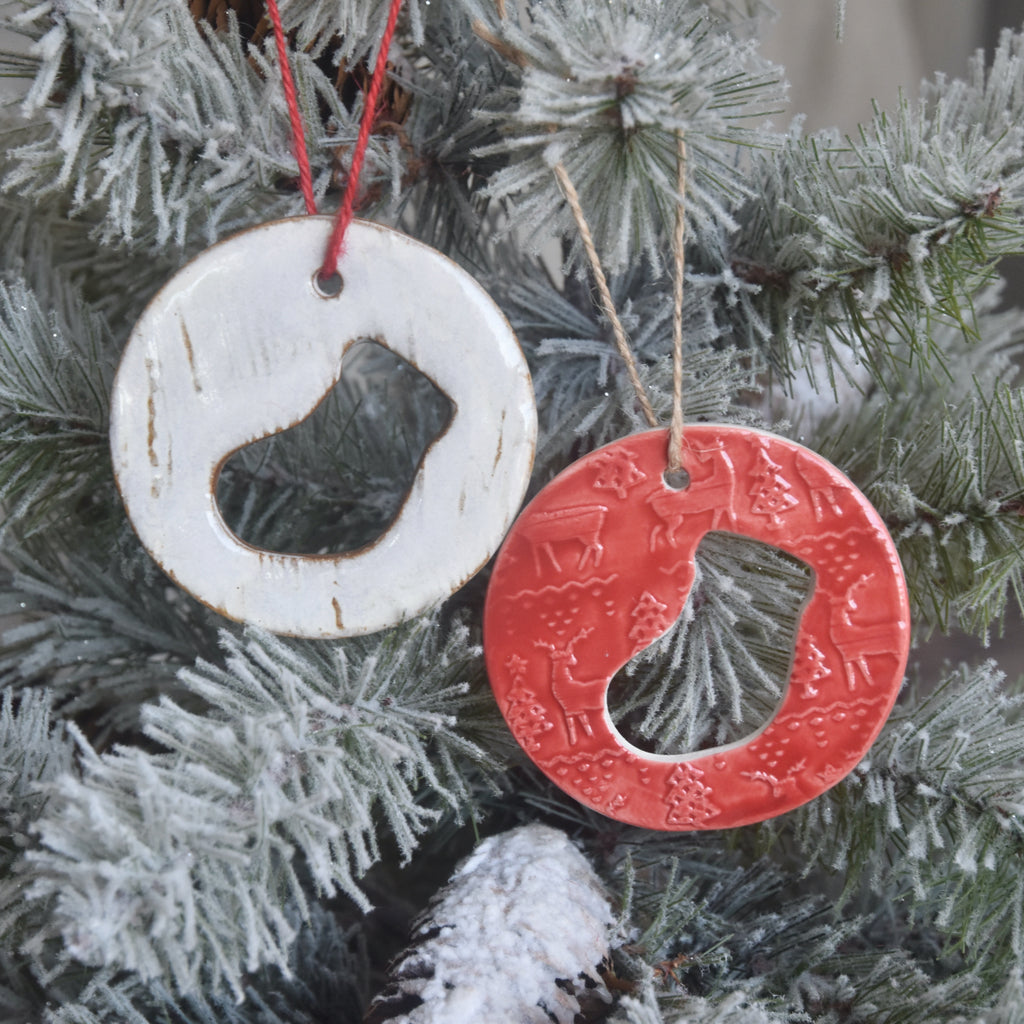 Classic Christmas Cutout Ornament | Stocking