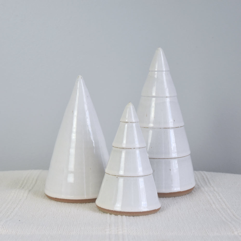 Handmade Ceramic Woodland Trees | Set of Three