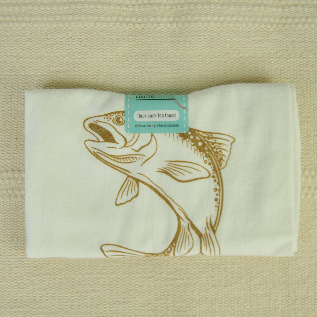 Trout Tea Towel