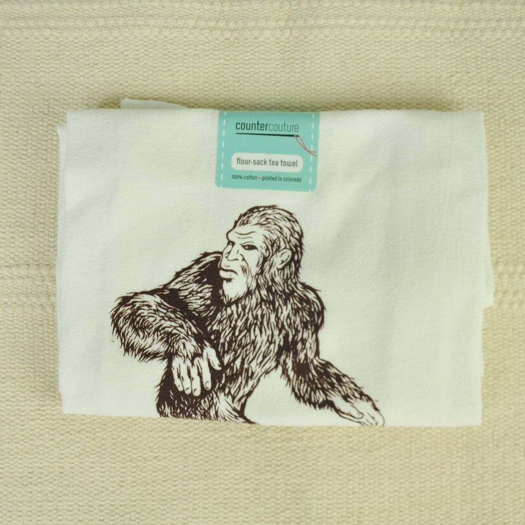 Sasquatch Tea Towel