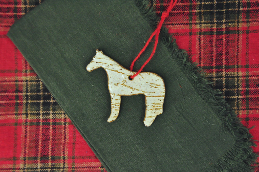 Elegant Horse Ornament - Rustic ornament, Woodland ornament, Horse ornament from Kentucky