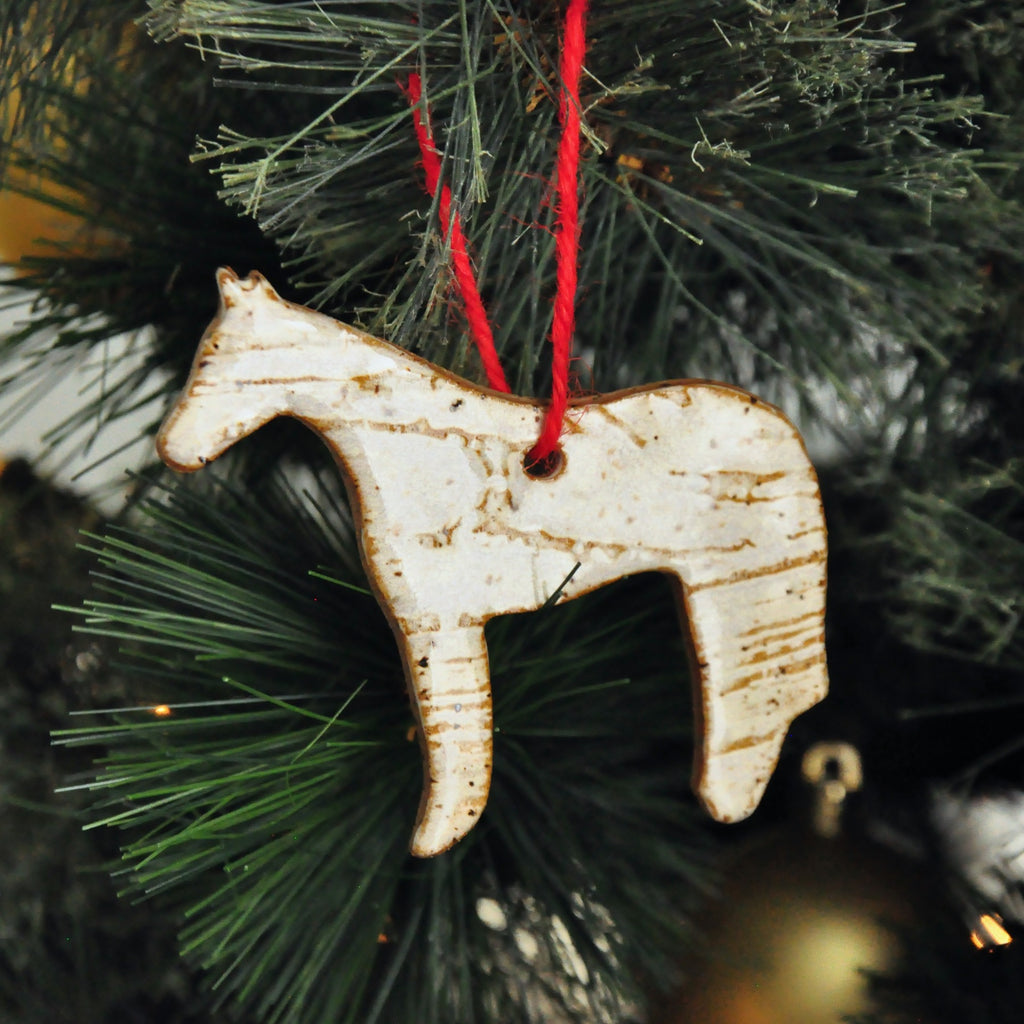 Elegant Horse Ornament - Rustic ornament, Woodland ornament, Horse ornament from Kentucky