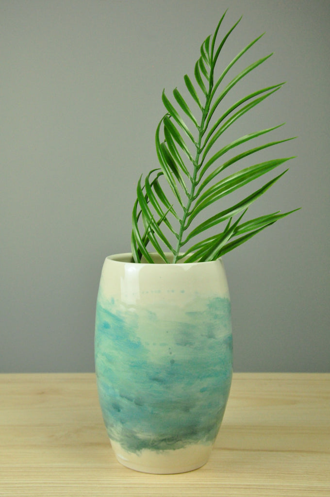 Small and Large Vase in our Watercolor Collection - handmade in Winchester, KY