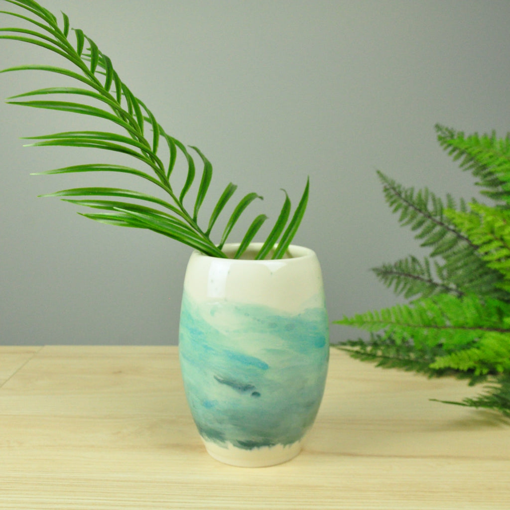 Small and Large Vase in our Watercolor Collection - handmade in Winchester, KY