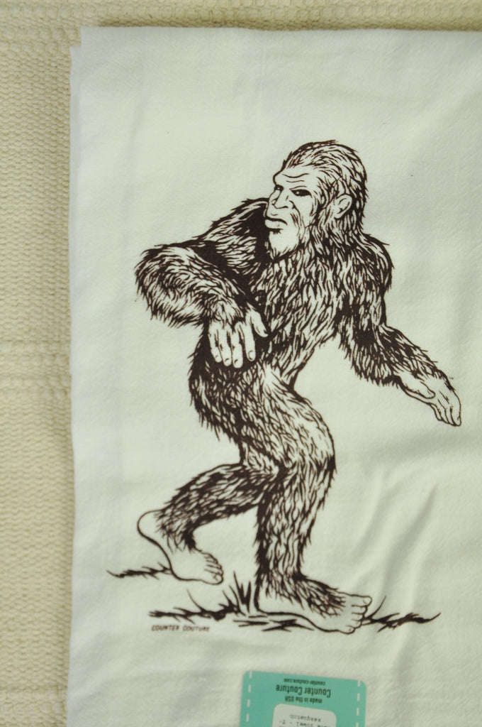 Sasquatch Tea Towel