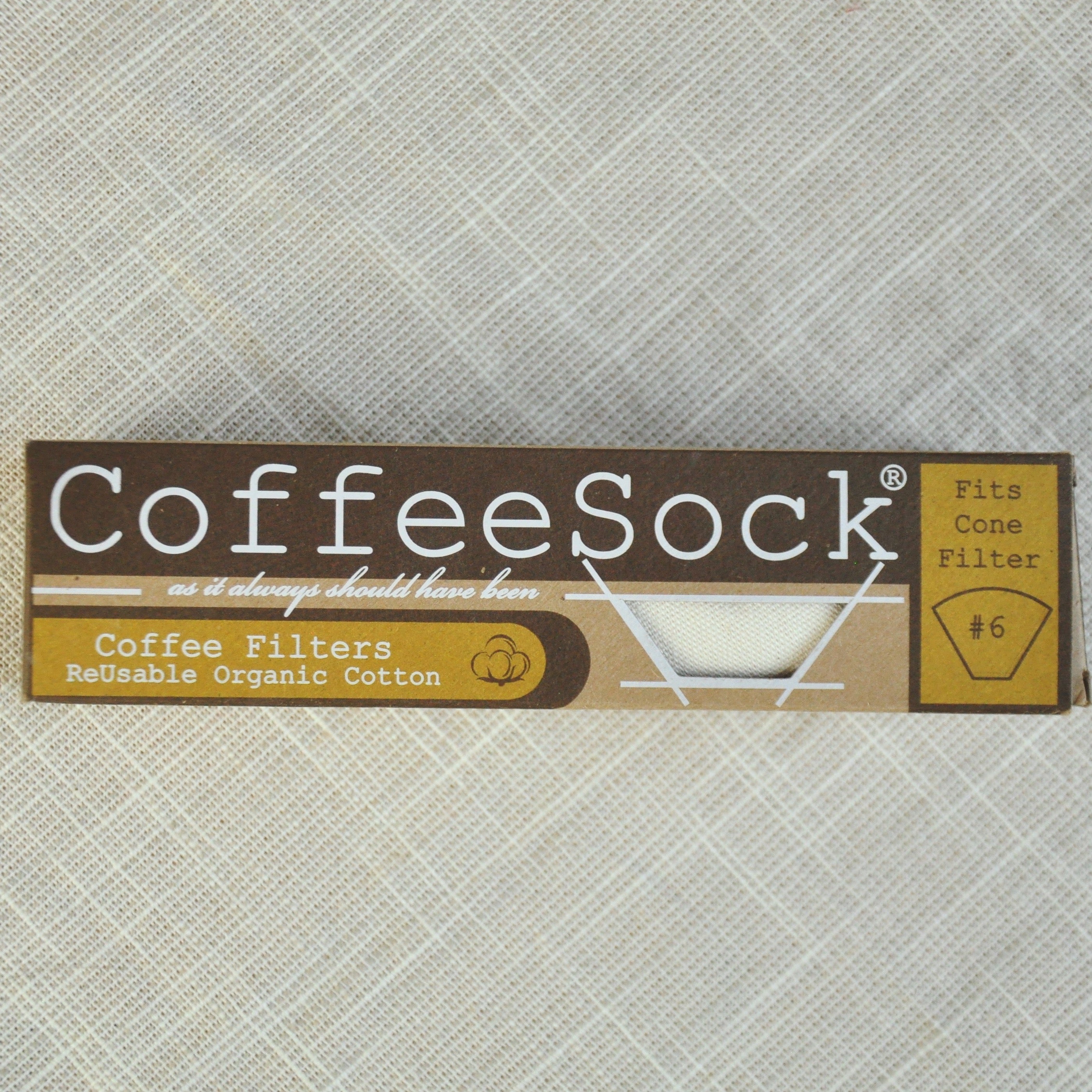 CoffeeSock Reusable Organic Cotton Cold Brew Coffee Filters-CoffeeSock