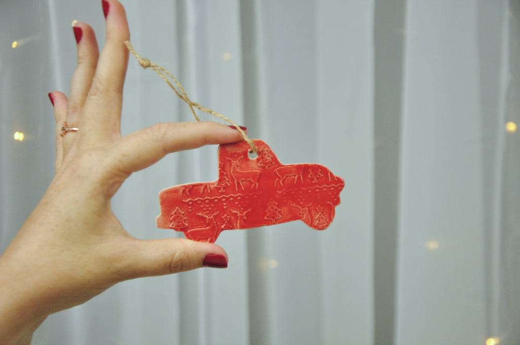 Sweater Truck Ornament